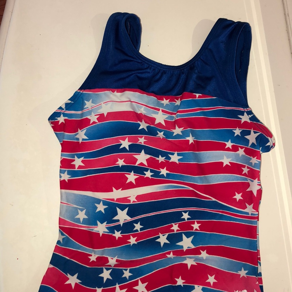 4th of July inspired Gymnastics Leotard